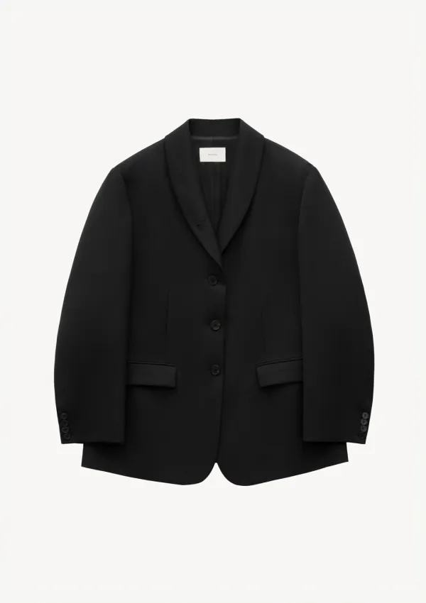 Bowmore Shawl Jacket in Black
