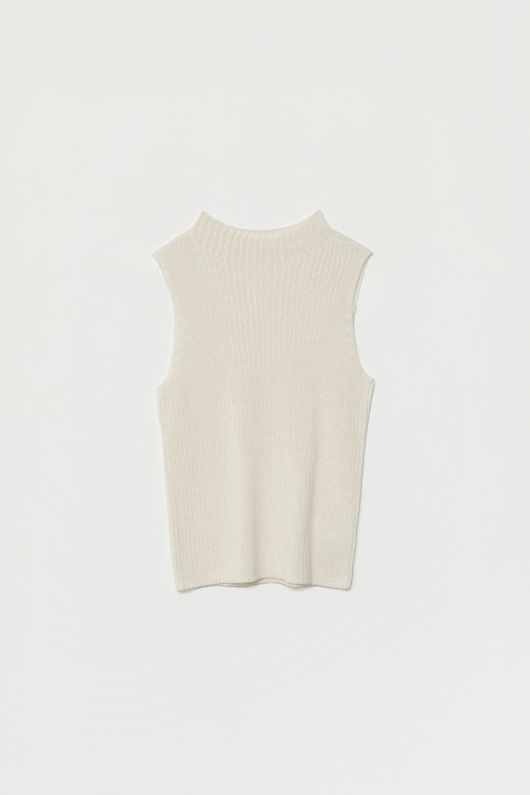 세이지먼트 LORAE HALF TURTLENECK SLEEVELESS KNIT_CREAM 상품 이미지 1