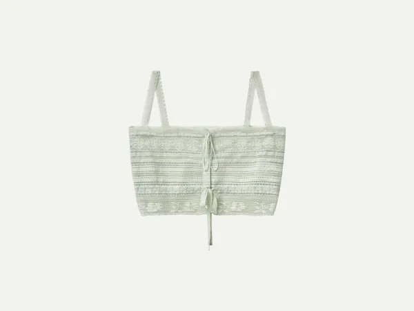 Via Lila sleeveless blouse (Mint)