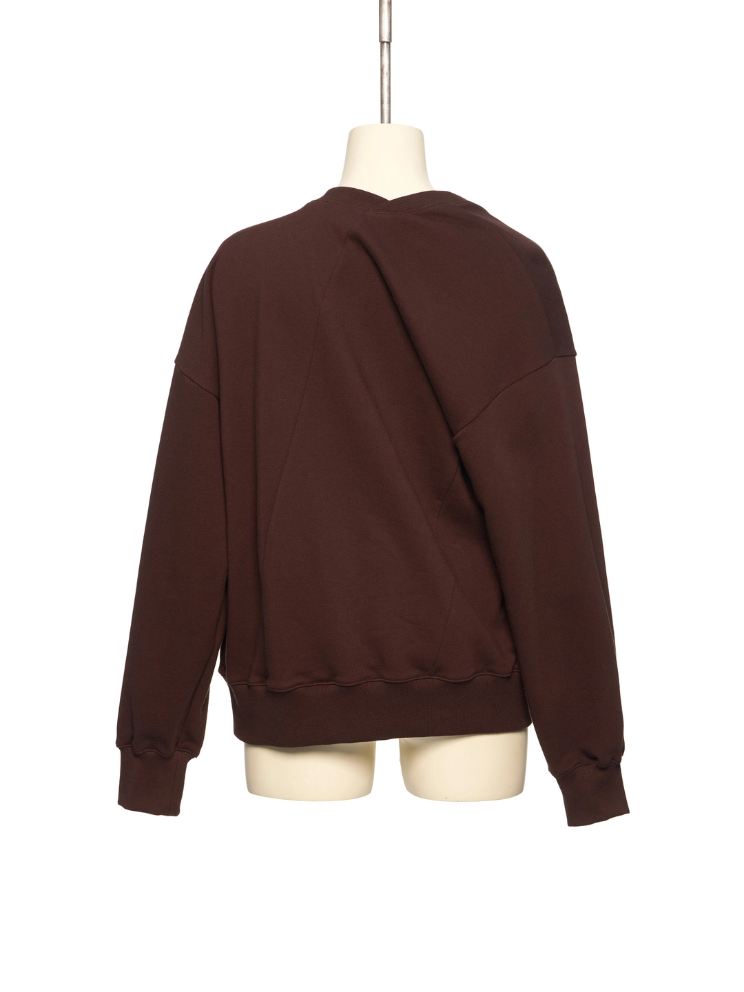푸쉬버튼 PF26 BROWN DIAGONAL PANEL SWEATSHIRT 상품 이미지 3