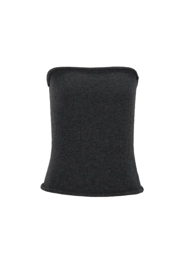 Cashmere Bandeau Snood, Melange Grey
