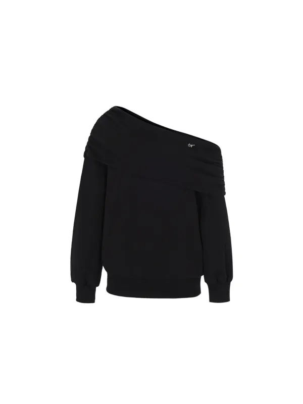 Drape symbol sweatshirts (Black)