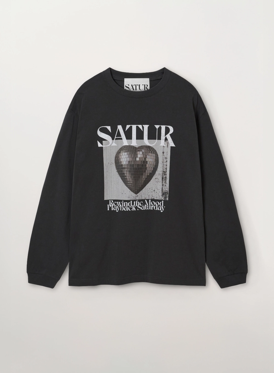 세터 Mirrorball Graphic Long Sleeve - Charcoal 상품 이미지 1