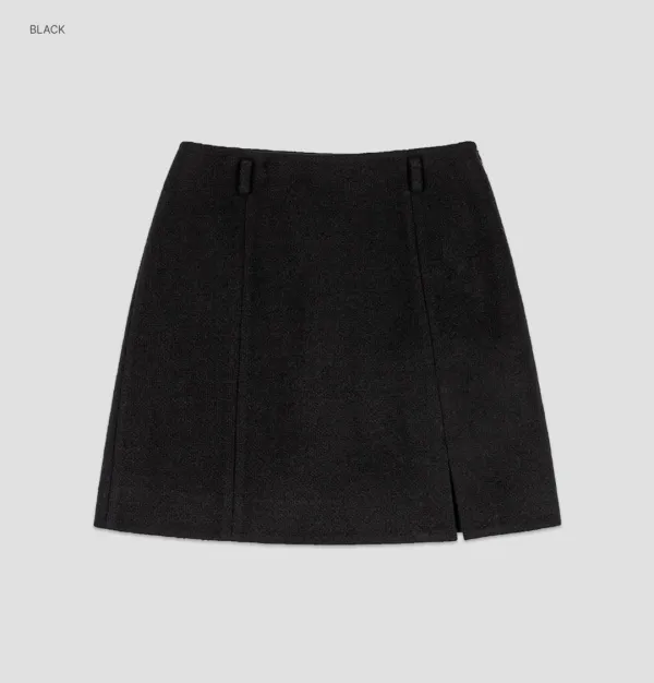 (SK-5059)FAVE TWEED SET-UP MINI SKIRT
