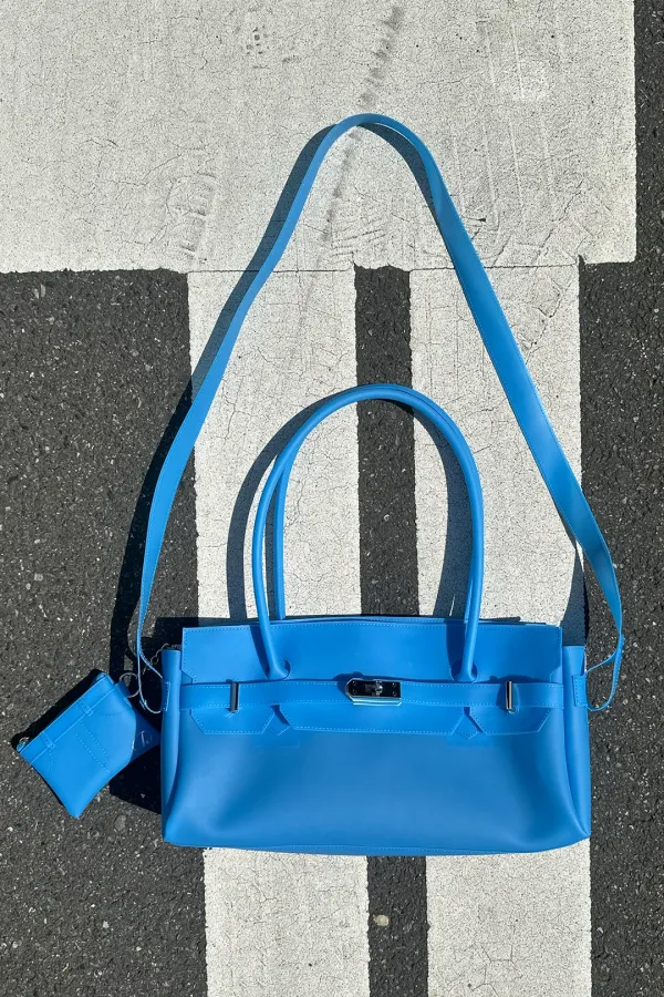 [카드지갑 증정] JELLY TWO-WAY BAG IN BLUE