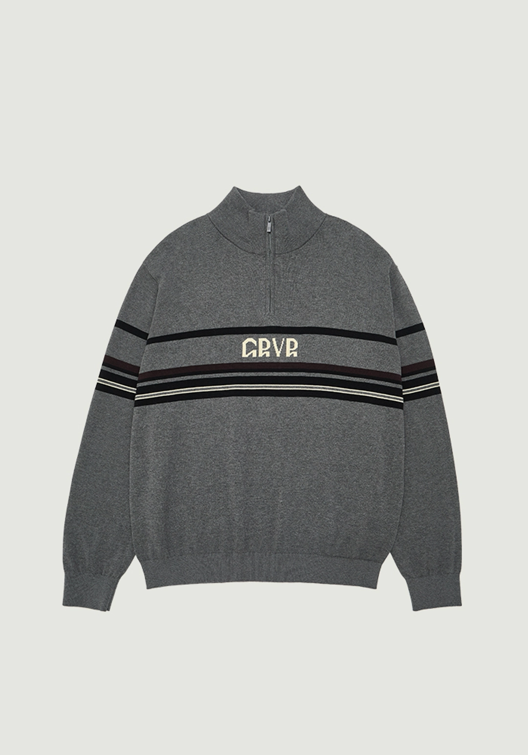그로브 GRVR KNIT HAIF ZIP-UP 상품 이미지 1