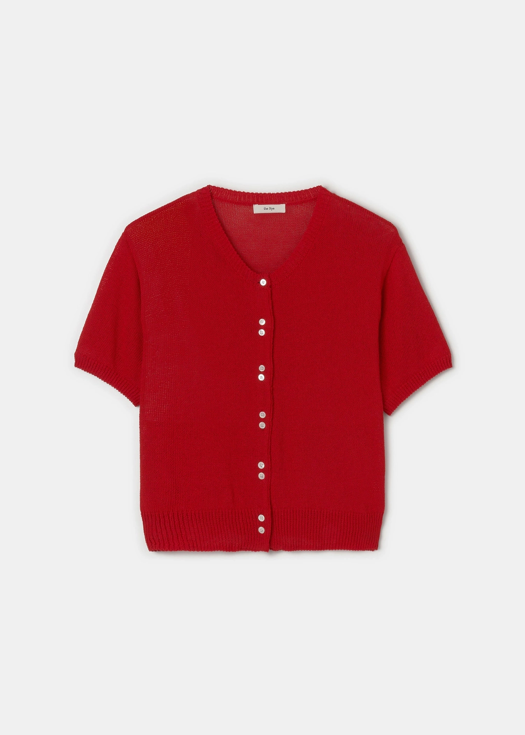 더라이 Round Half Cardigan(Red) 상품 이미지 1