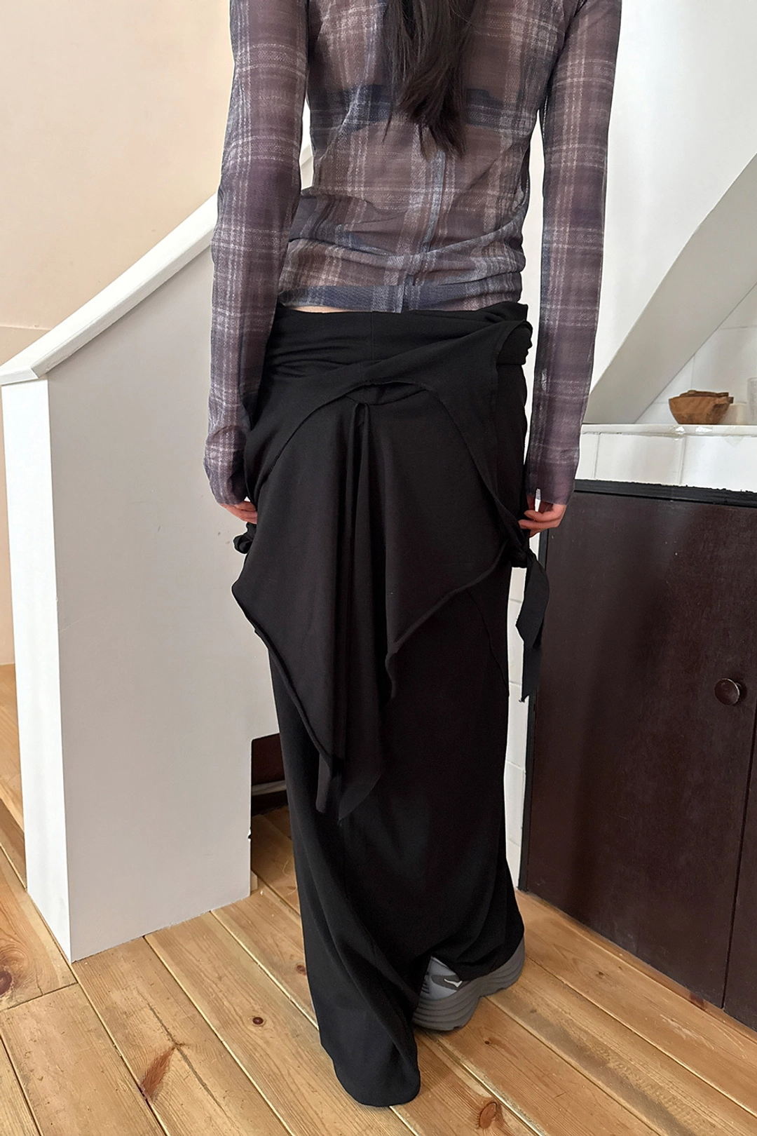 다이애그널 DOUBLE LAYERED LONG DRESS 상품 이미지 2