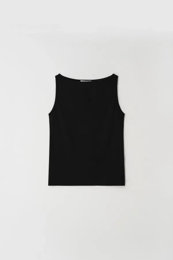 [4th] Boat Neck Sleeveless