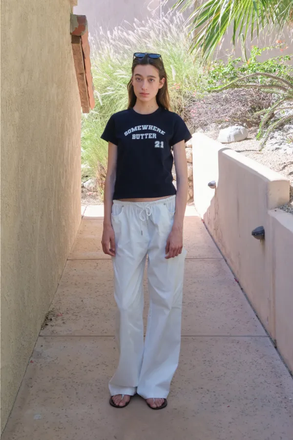 [Release] 21 Square Logo Top - Navy