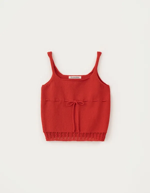 [Release] Poin Sleeveless Knit - Red