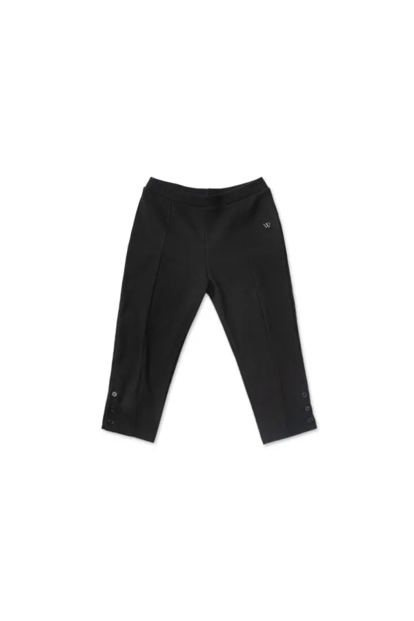 Button capri pants