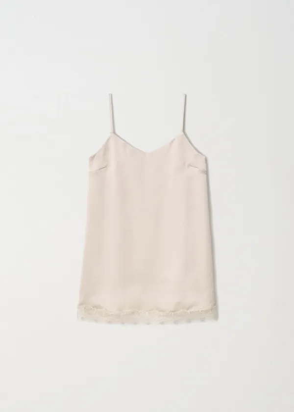 Cigarette Lace Slip Dress_Cream
