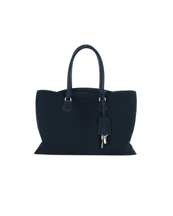 SHELL BROT LARGE [SUEDE NAVY]