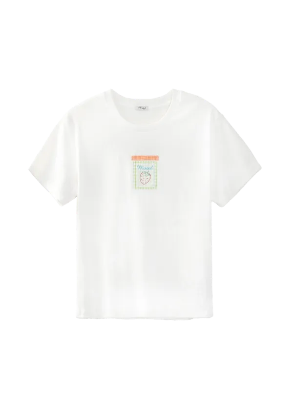Mused Jam Patchwork T-shirt - White