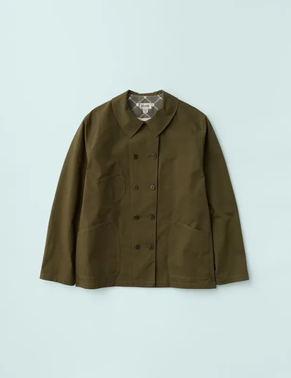 Ryo Double Breasted Jacket (Khaki)