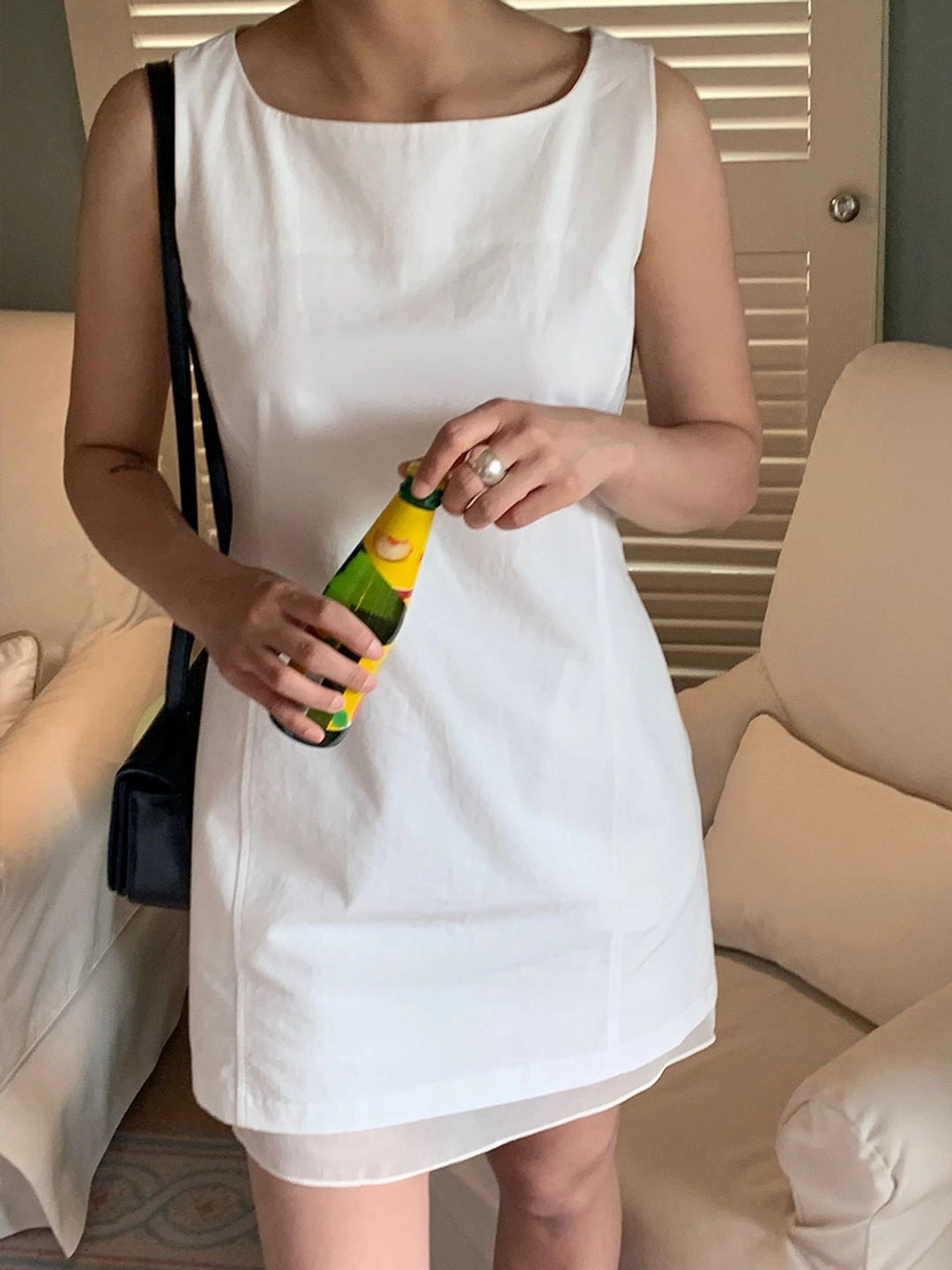쏘이르 (2COLOR)CLASSIC MINI DRESS 상품 이미지 1