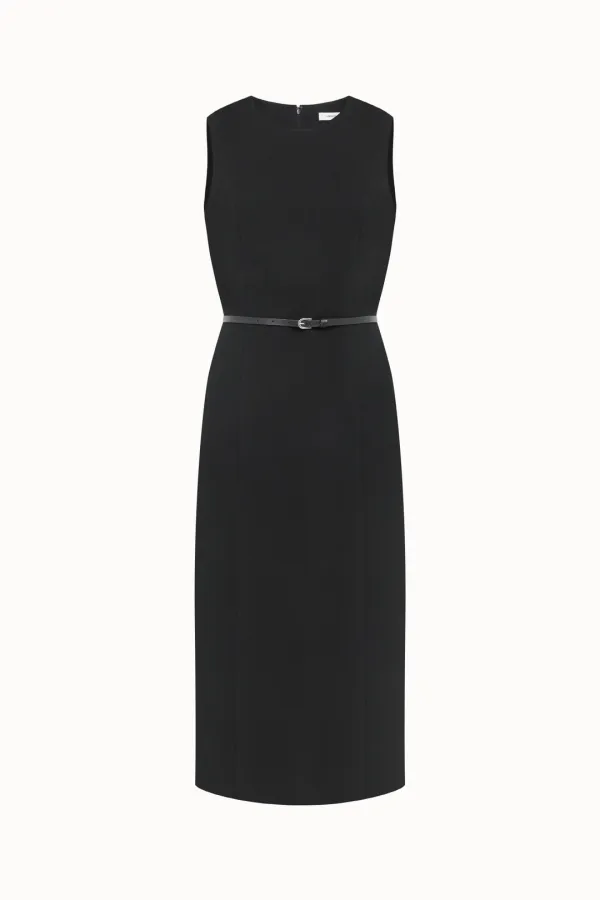 [10차 리오더][사이즈 추가][벨트 Set]Classic Sleeveless Dress[LMBFCO25DR804]-Black