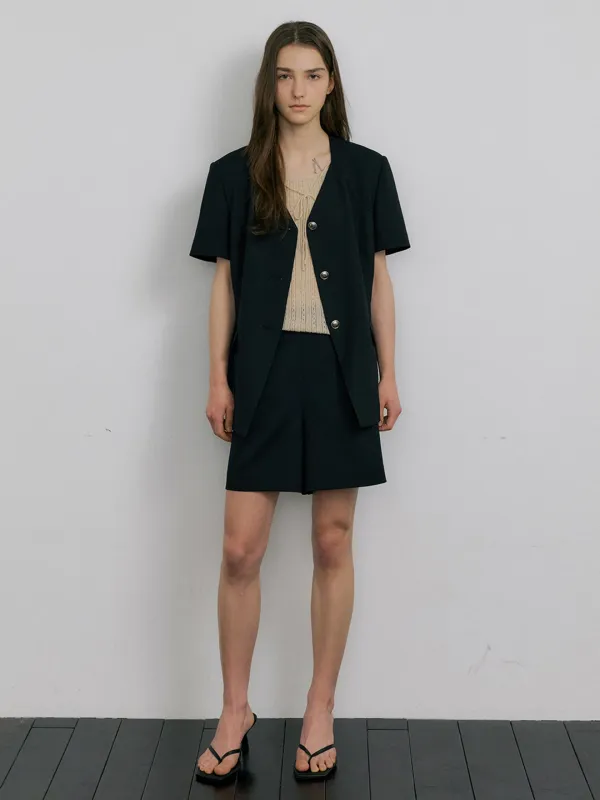 LUA ONE TUCK SHORTS_2COLOR