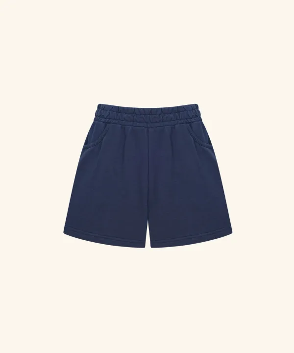 Lian Cotton Shorts ( Navy )