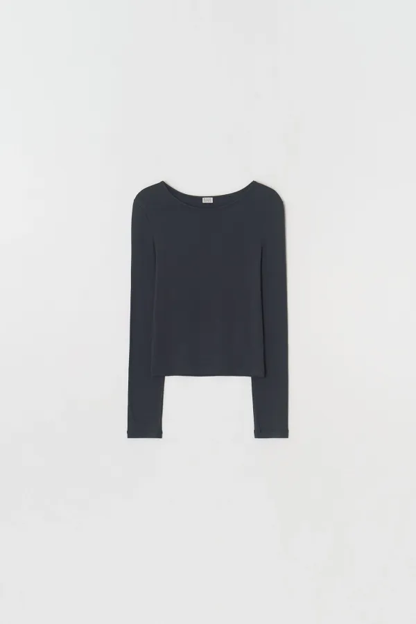 Basic T-Shirt (charcoal) - 아뜰리에에디션
