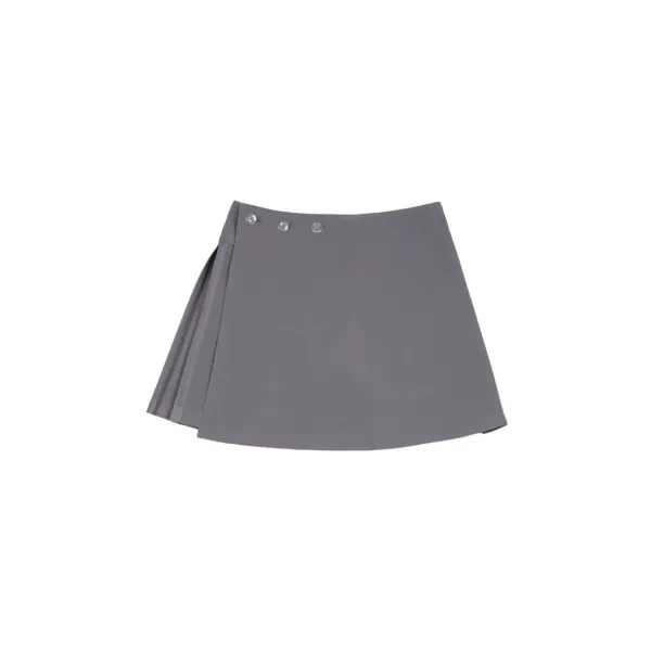 AW25 WRAP SKIRT (CHARCOAL)