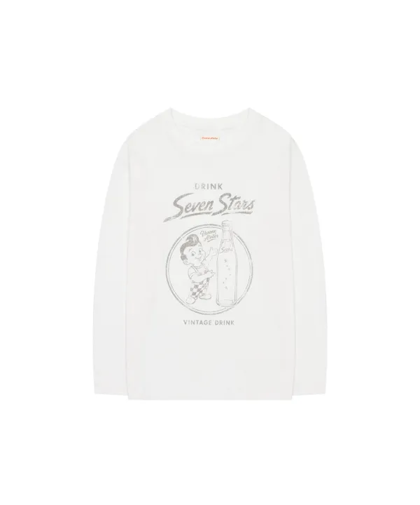 A3628 Vintage soda 롱 슬리브_White