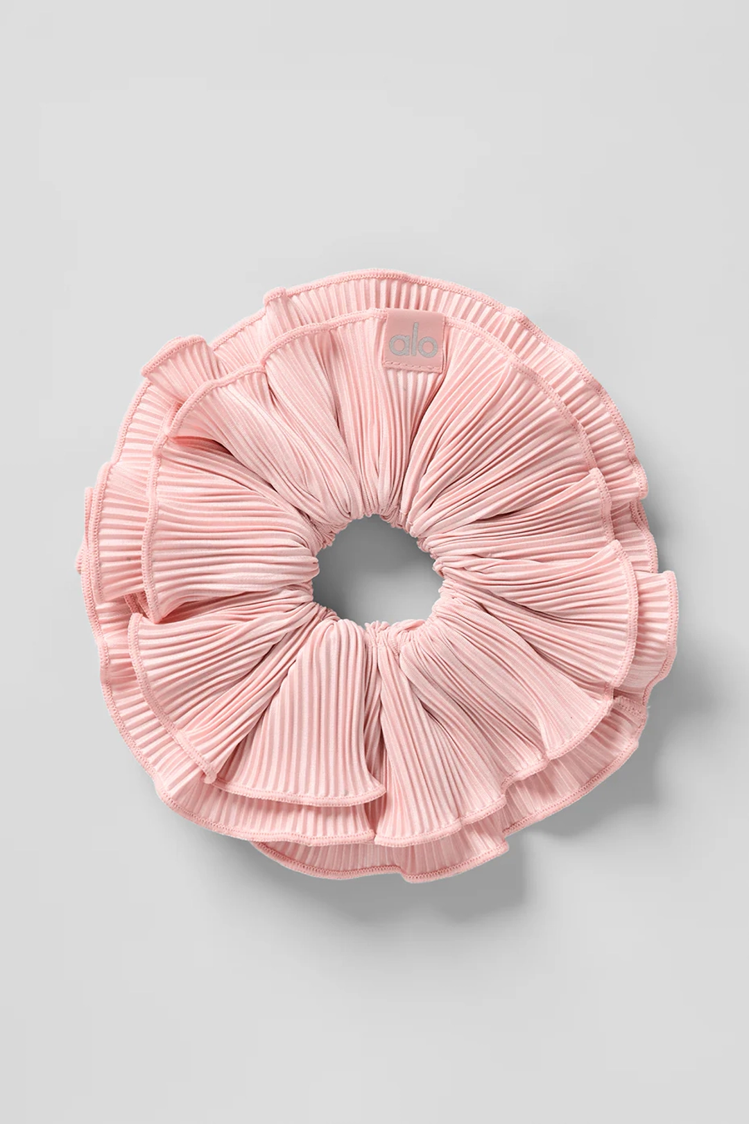 알로요가 Micro Plisse Oversize Scrunchie - Pink Quartz 상품 이미지 1