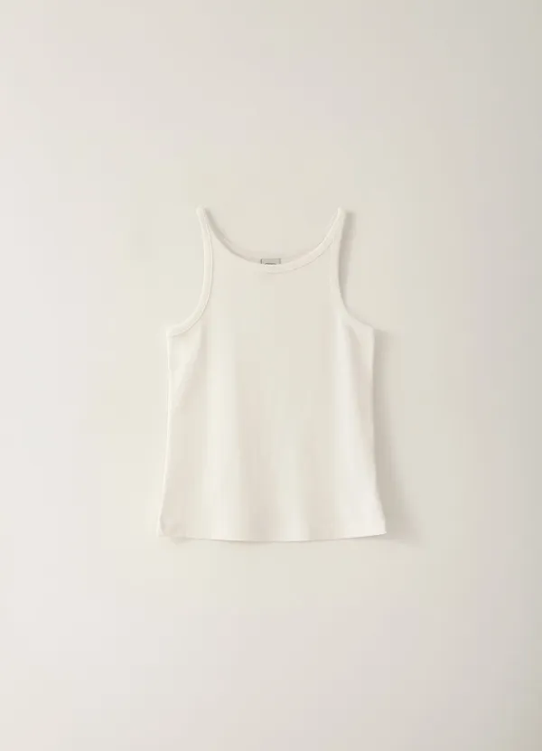 Jane Slim Sleeveless - White