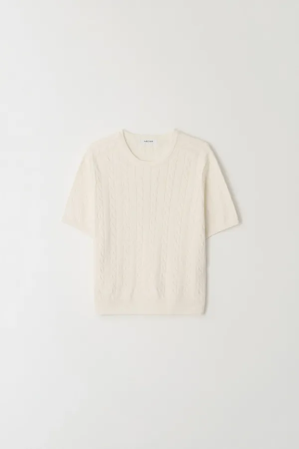 Whole Garment Cable Half Knit