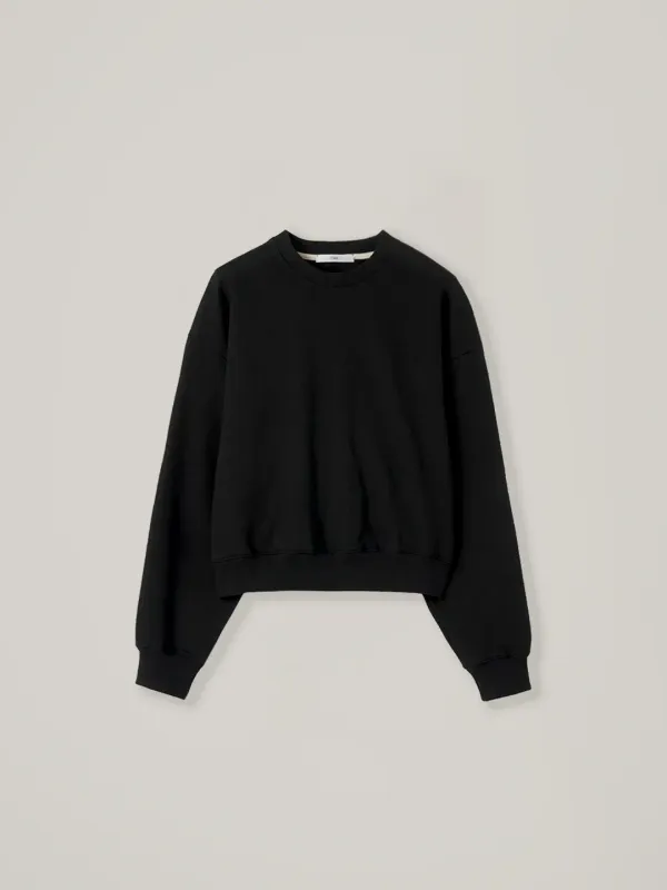 Pound cotton sweatshirt - Black