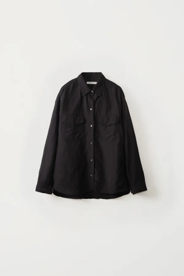 3RD / Janine linen shirt (Black)