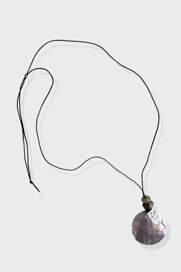 [New] Mother-of-pearl long necklace