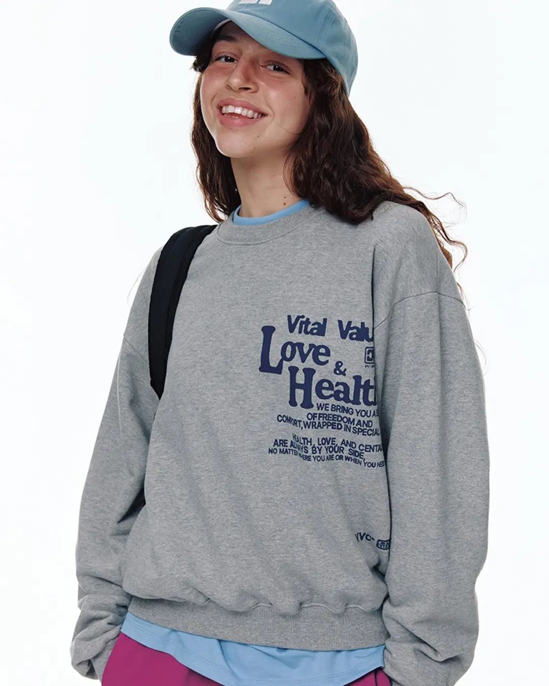 센토르 CENTAUR LETTERING SWEATSHIRT_DARK GREY 상품 이미지 2