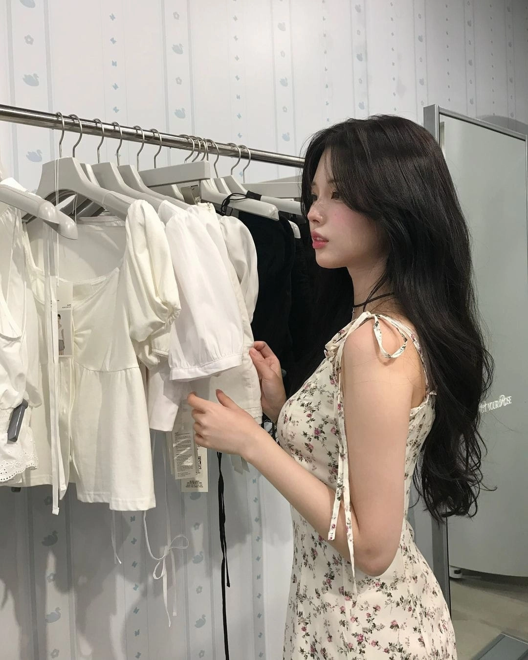 낫유어로즈 @aile_ange__Frill mini dress (Ivory) 상품 이미지 1