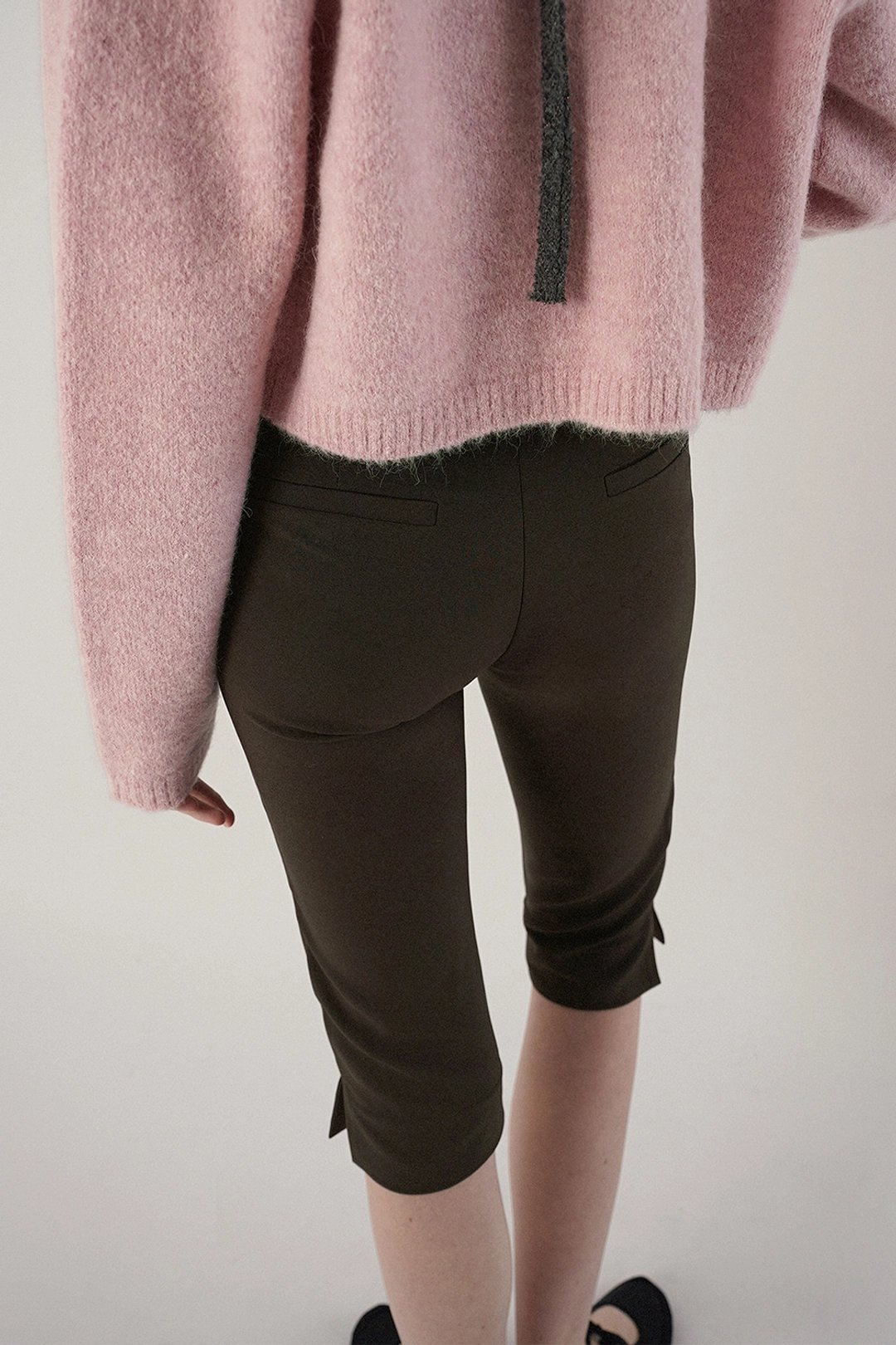 위드아웃썸머 Line capri pants_brown 상품 이미지 2