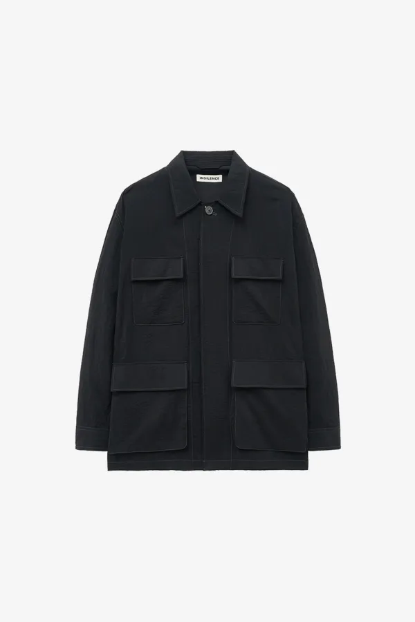 [UNISEX] 라이트웨이트 필드 자켓 BLACK