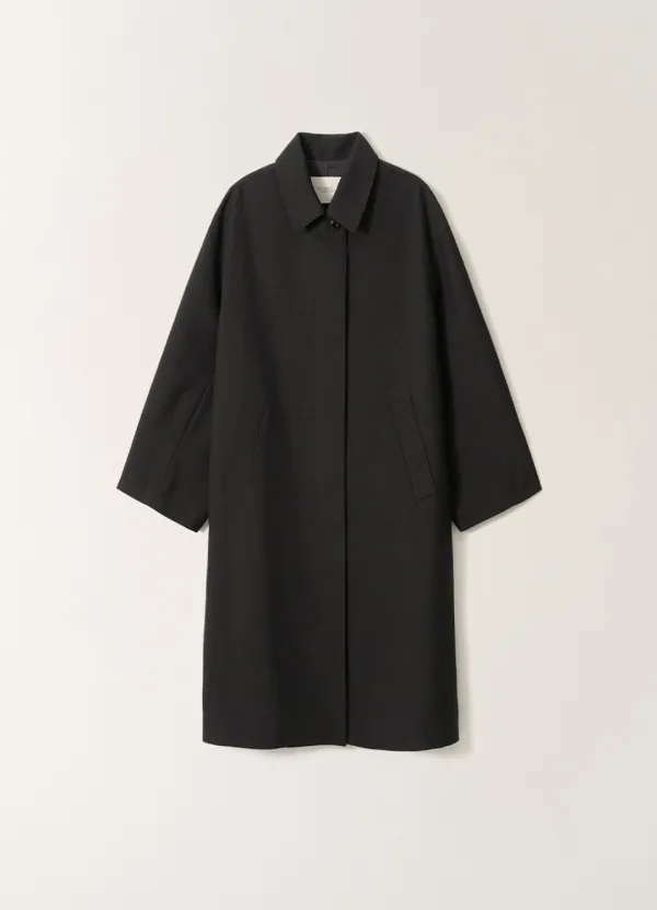 Covent wool coat (Deep charcoal, M)