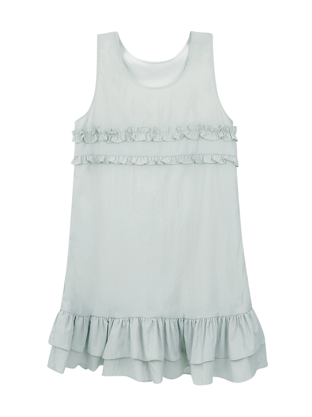 마가린핑거스 MIXED FRILL MINI ONE PIECE (LIGHT BLUE) 상품 이미지 1
