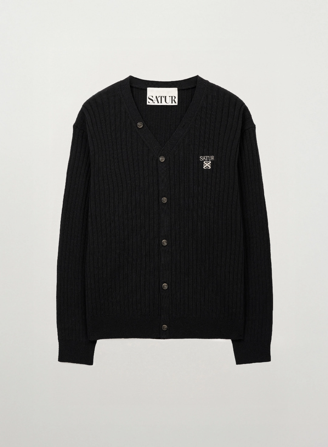 세터 Faro Linen Cardigan - Black 상품 이미지 1