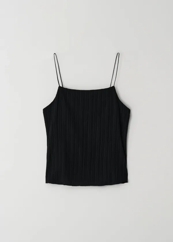 Pleats Sleeveless(Black)