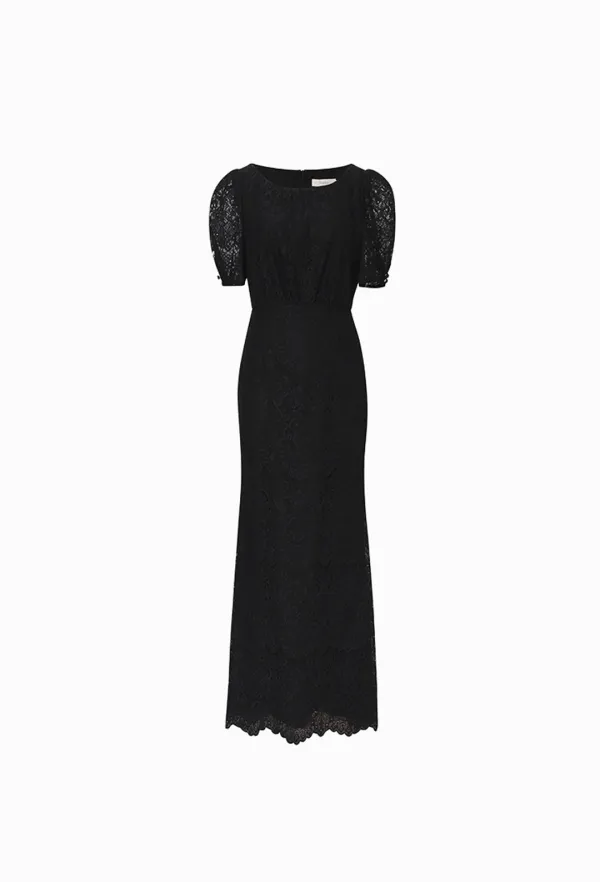 Elizabeth Lace Dress (Black)