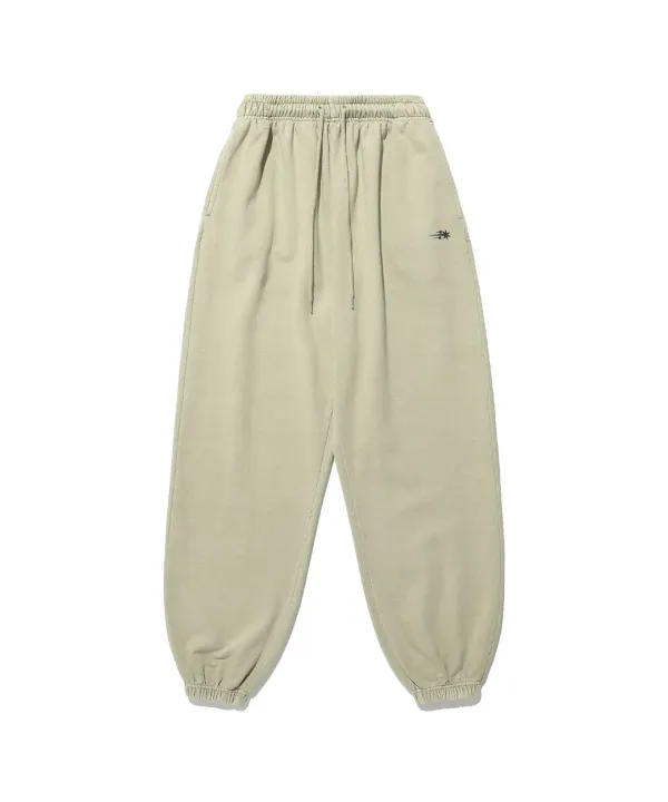 skull graffiti pigment sweat pants[beige]
