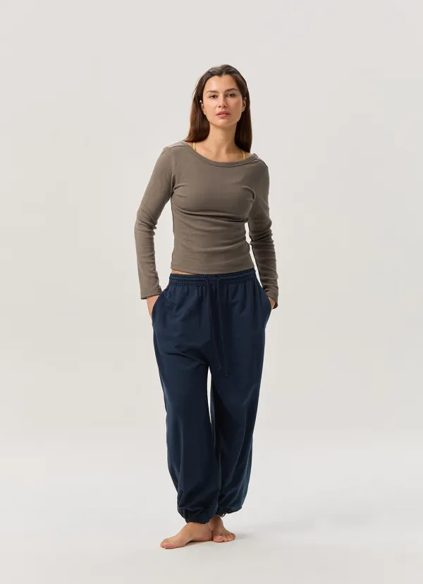 Essential scoop long sleeve_Morel