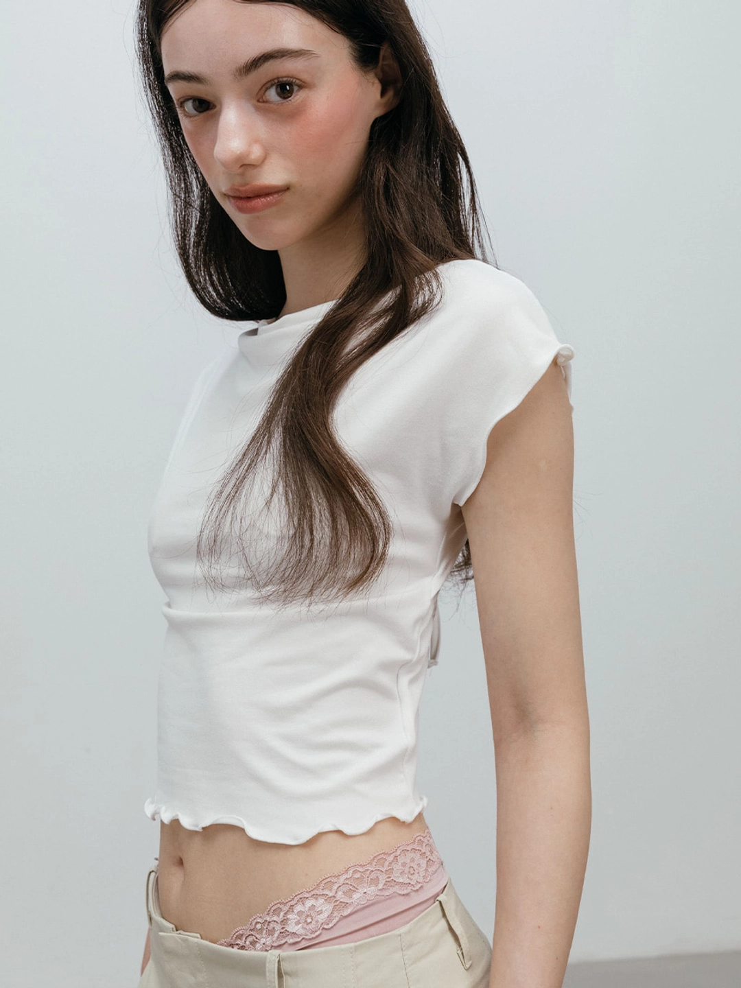 모이페어 [5/29 예약배송] SOFT DRAPE T-SHIRT / WHITE 상품 이미지 1