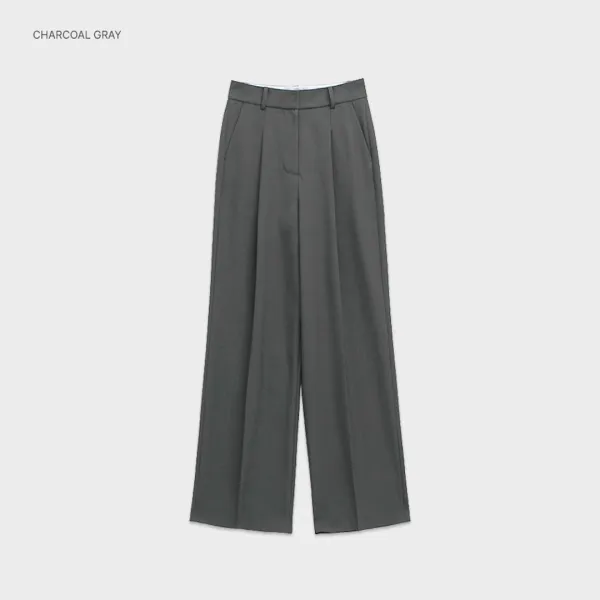 (Z-PT-5633)ESSENTIAL TUCK PANTS
