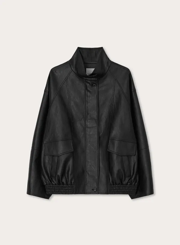 ETTA LEATHER JUMPER_BLACK