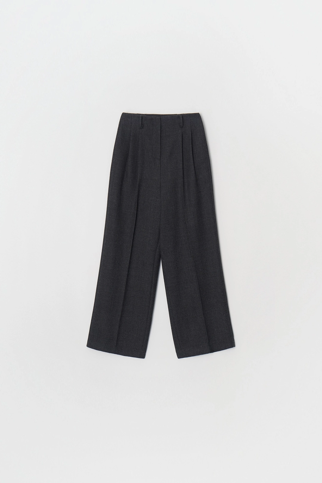 아뜰리에에디션 Pintuck Wide Wool Pants (charcoal) 상품 이미지 1
