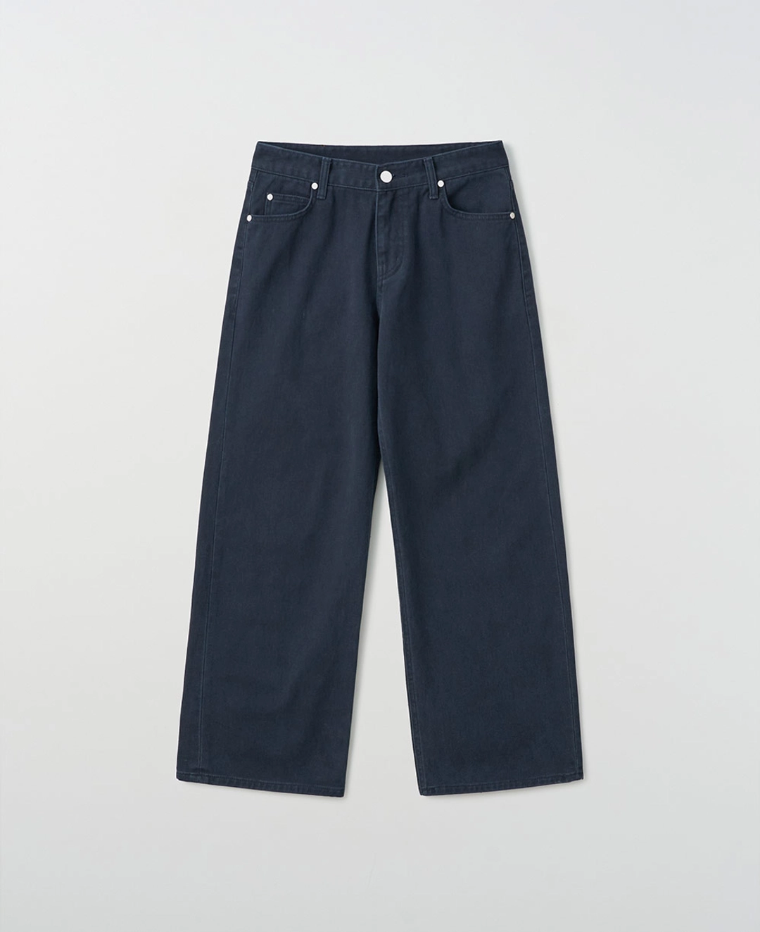 스텝어라운드 [9/18 size S 순차출고] Soft Washing Color Straight Denim_NAVY 상품 이미지 2