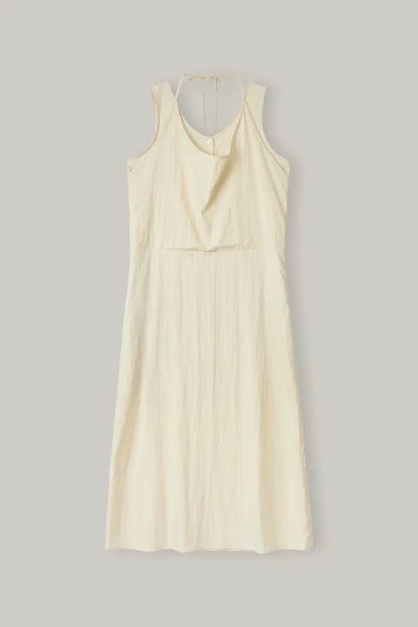 Dual Halter Dress (Cream)